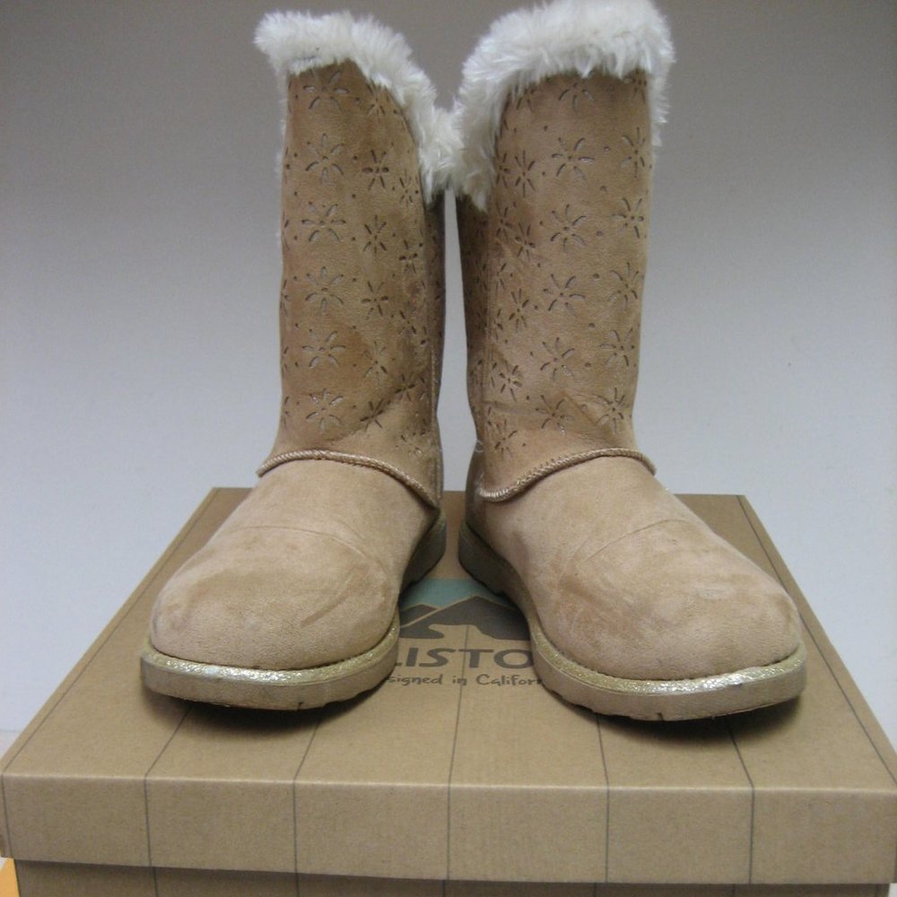 Girls Calistoga Boot 3M Suede Tan